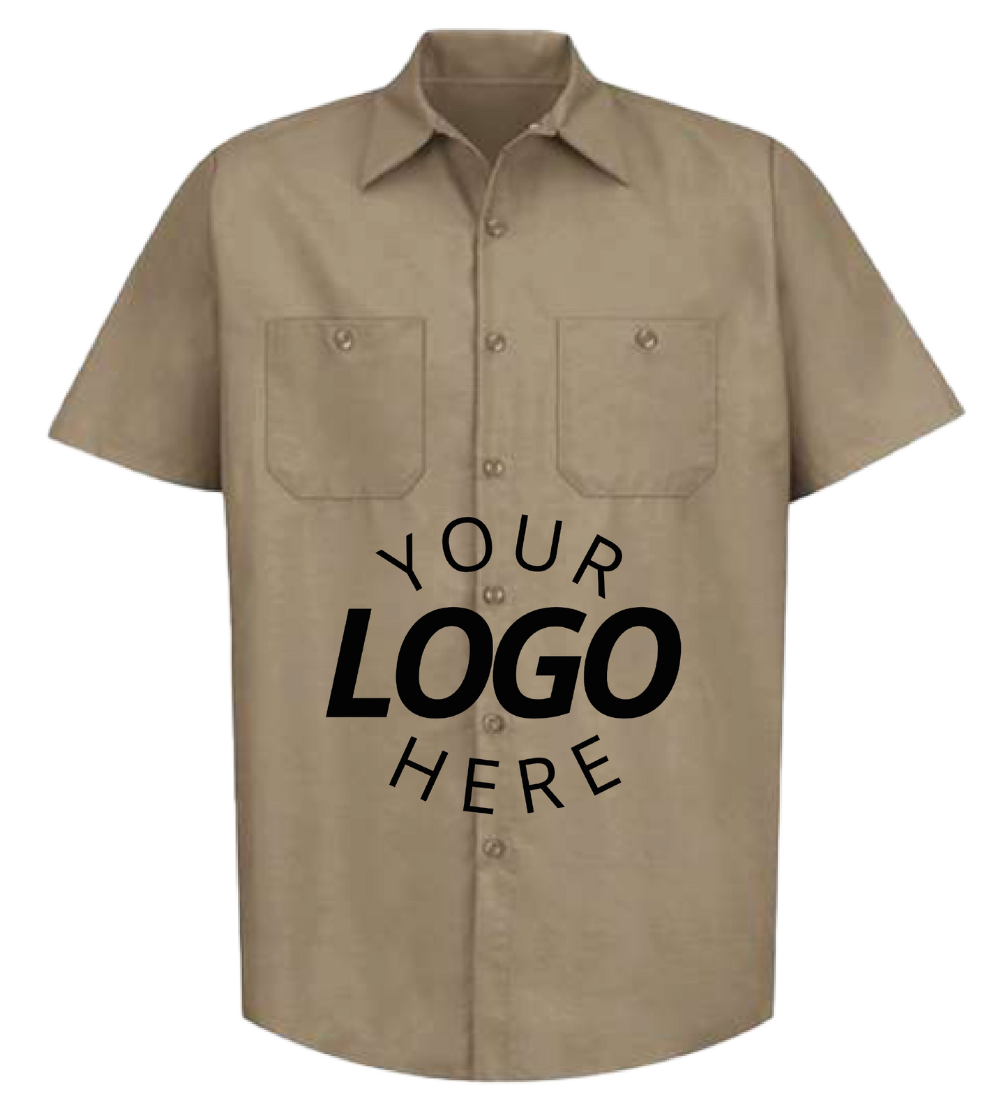 Industrial Short Sleeve Work Shirt