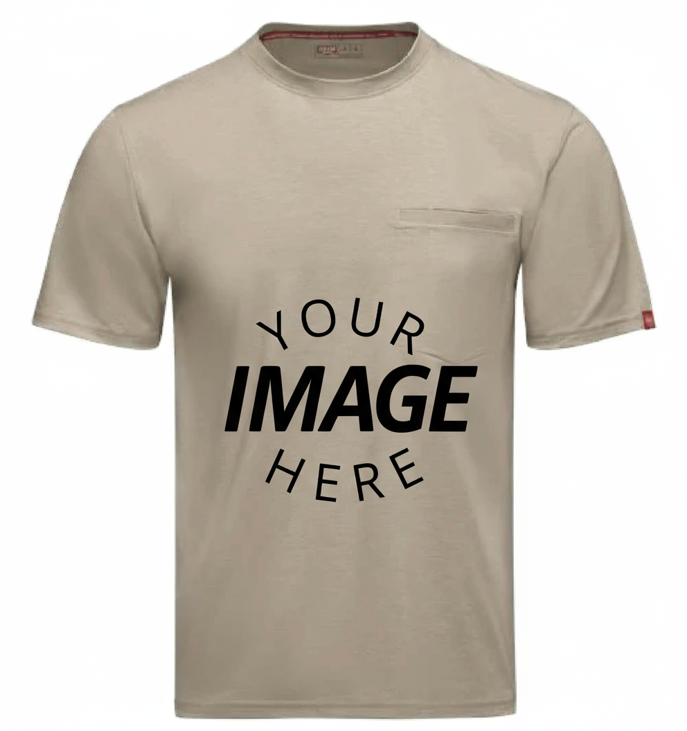 Cooling Pocket T-Shirt on Sand color