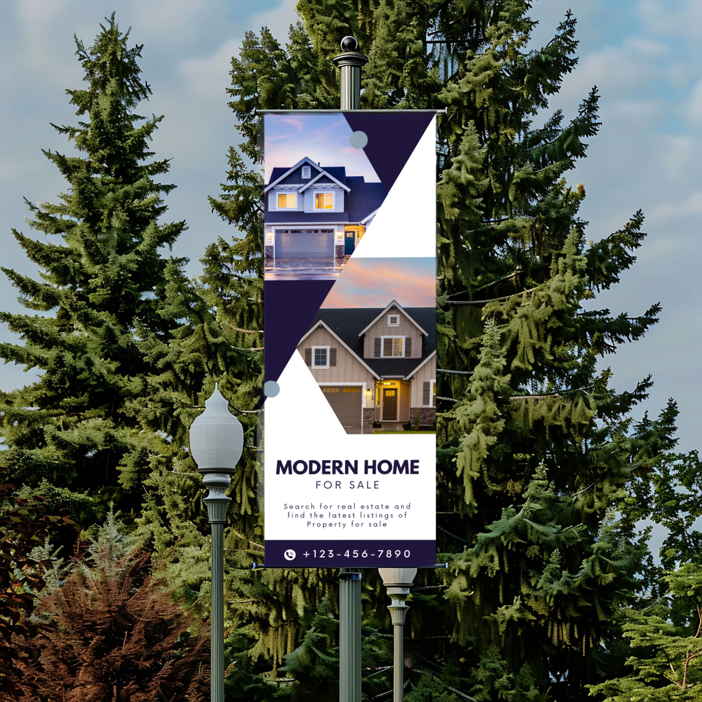 Banners 2′ × 4′