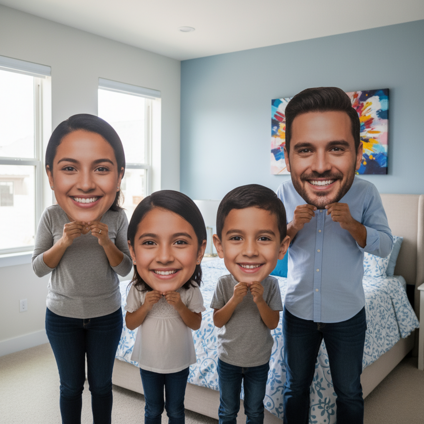 Big Heads 18″ × 24″