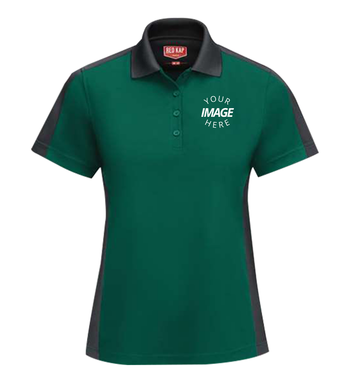 Women'S Short Sleeve Performance Knit Two-Tone Polo