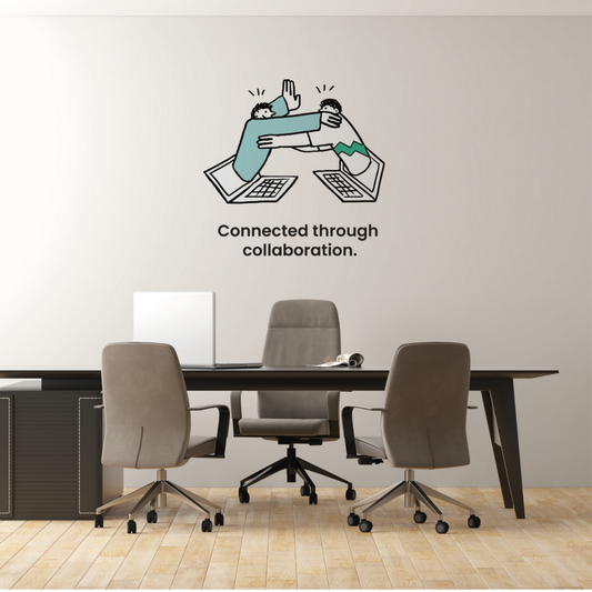 Custom Vinyl Quote Wall Decal - 2 Lines of Text 48" Wide