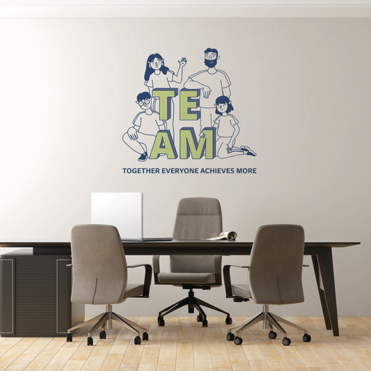 Custom Vinyl Quote Wall Decal - 2 Lines of Text 60" Wide