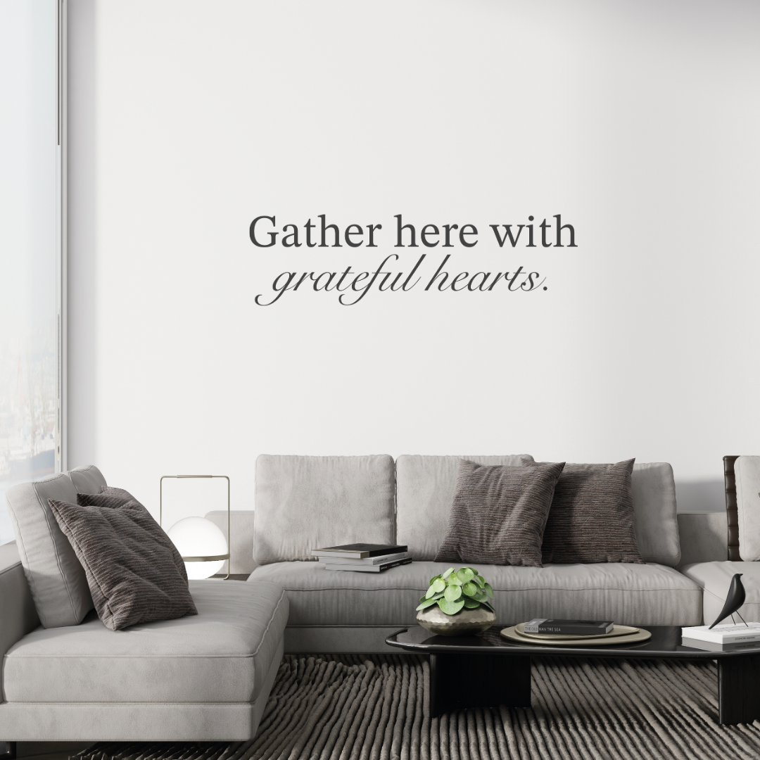 Custom Vinyl Lettering Wall Decal 72" Wide