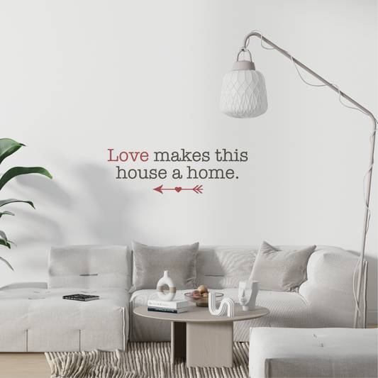 Custom Vinyl Quote Wall Decal - 2 Lines of Text 24" Wide