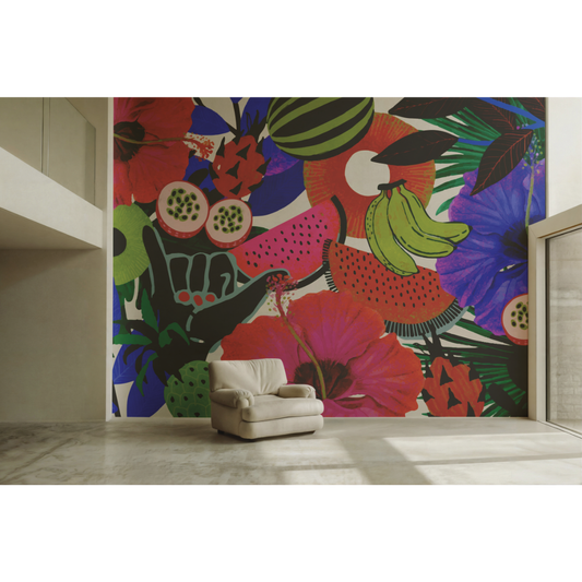 Custom Large Mural Wall 8' x 12' (3 Panels at 48" x 96")
