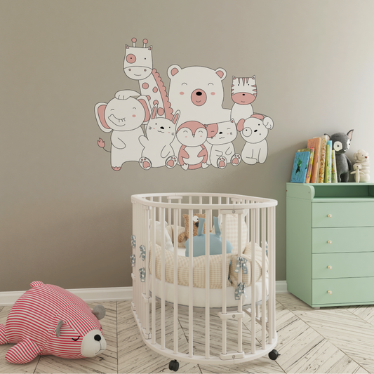 Custom Vinyl Nursery Wall Decal 60" Wide