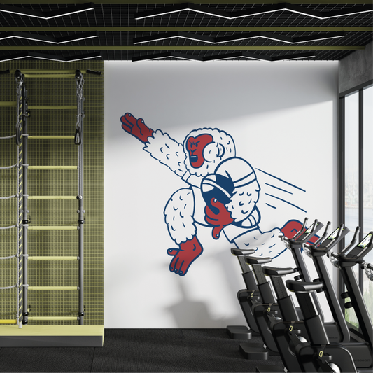 Custom Sports Wall Decal 72"