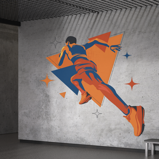 Custom Sports Wall Decal 24"