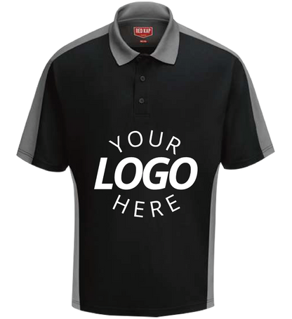 Short Sleeve Performance Knit Two Tone Polo