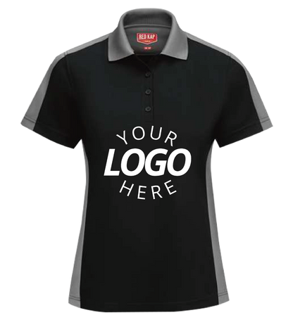 Women'S Short Sleeve Performance Knit Two-Tone Polo