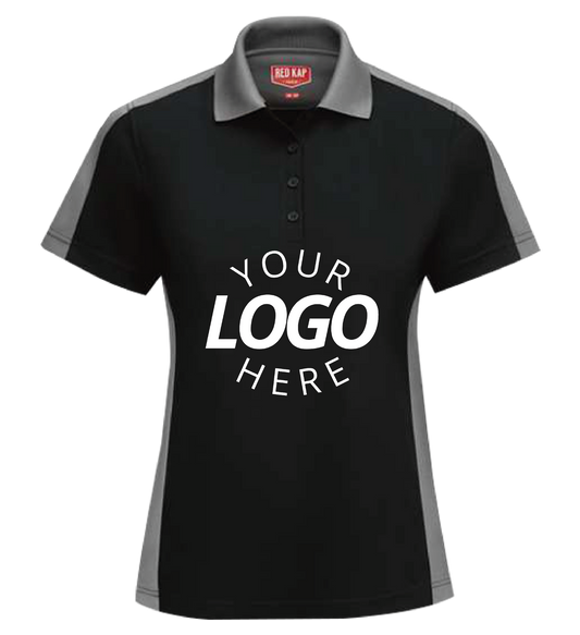 Women'S Short Sleeve Performance Knit Two-Tone Polo