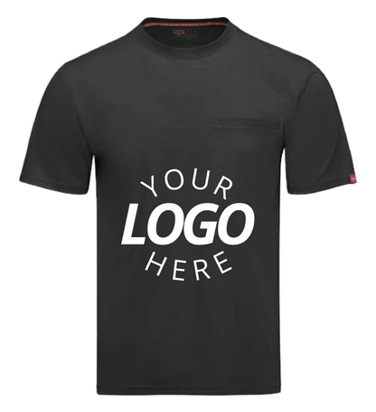 Cooling Pocket T-Shirt on black