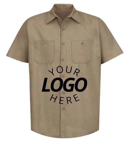 Industrial Short Sleeve Work Shirt