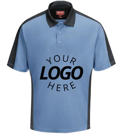 Short Sleeve Performance Knit Two Tone Polo