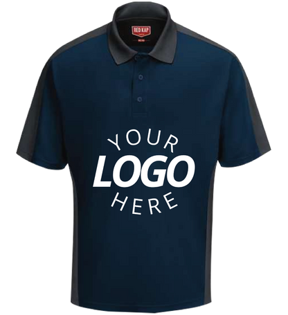Short Sleeve Performance Knit Two Tone Polo