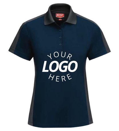 Women'S Short Sleeve Performance Knit Two-Tone Polo