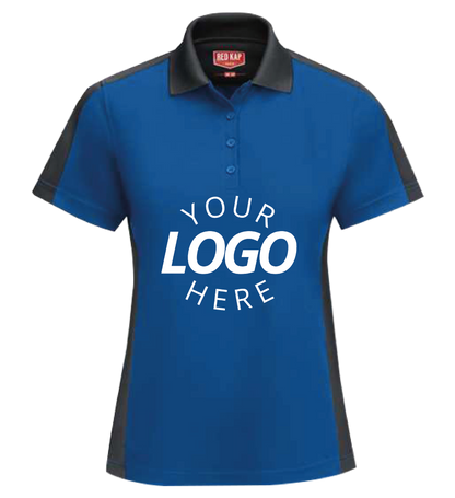 Women'S Short Sleeve Performance Knit Two-Tone Polo