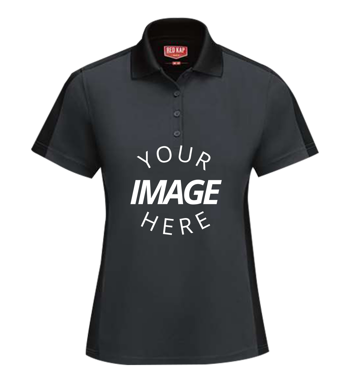 Women'S Short Sleeve Performance Knit Two-Tone Polo