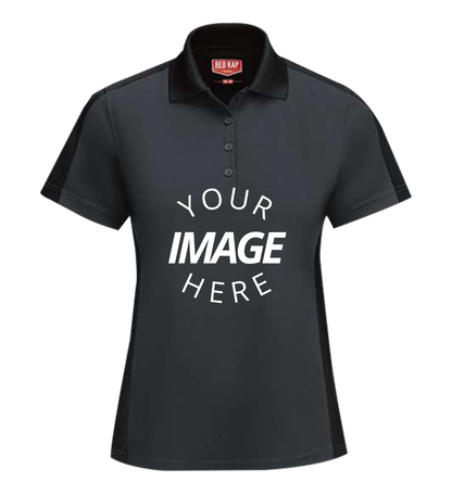 Women'S Short Sleeve Performance Knit Two-Tone Polo