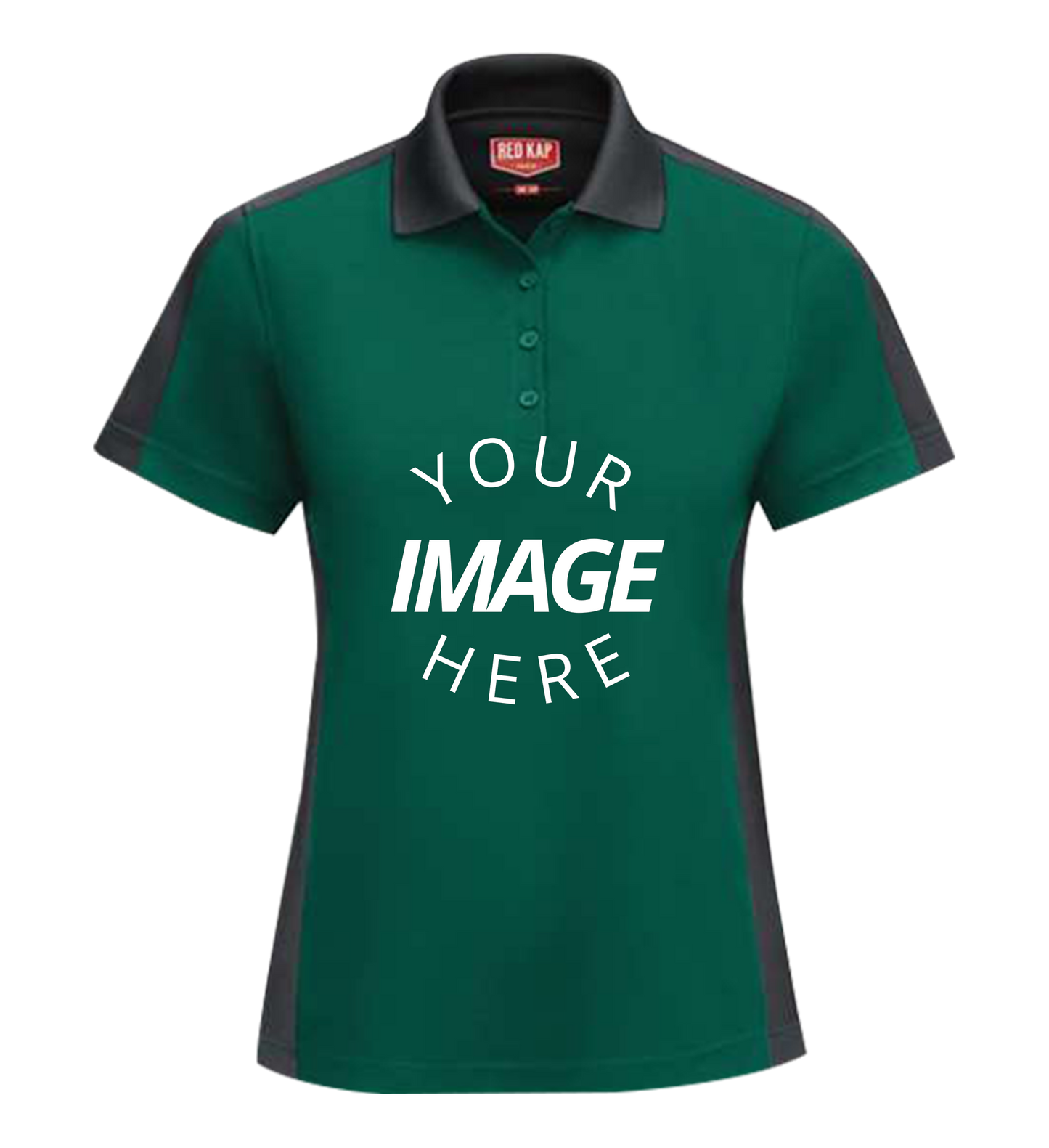 Women'S Short Sleeve Performance Knit Two-Tone Polo