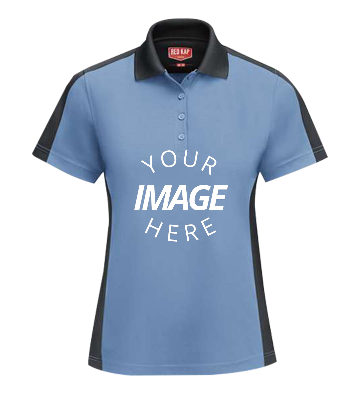 Women'S Short Sleeve Performance Knit Two-Tone Polo