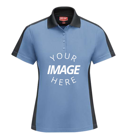 Women'S Short Sleeve Performance Knit Two-Tone Polo
