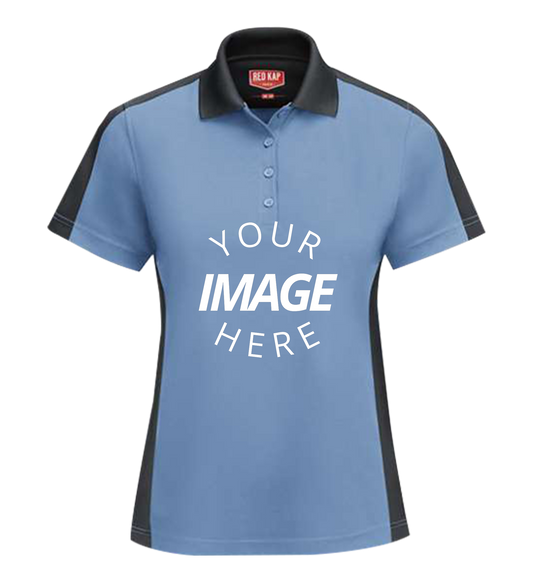 Women'S Short Sleeve Performance Knit Two-Tone Polo