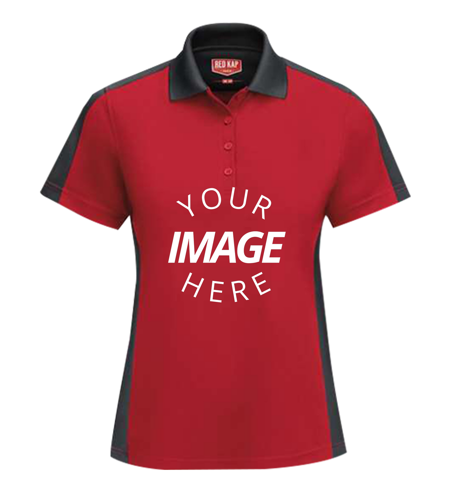 Women'S Short Sleeve Performance Knit Two-Tone Polo