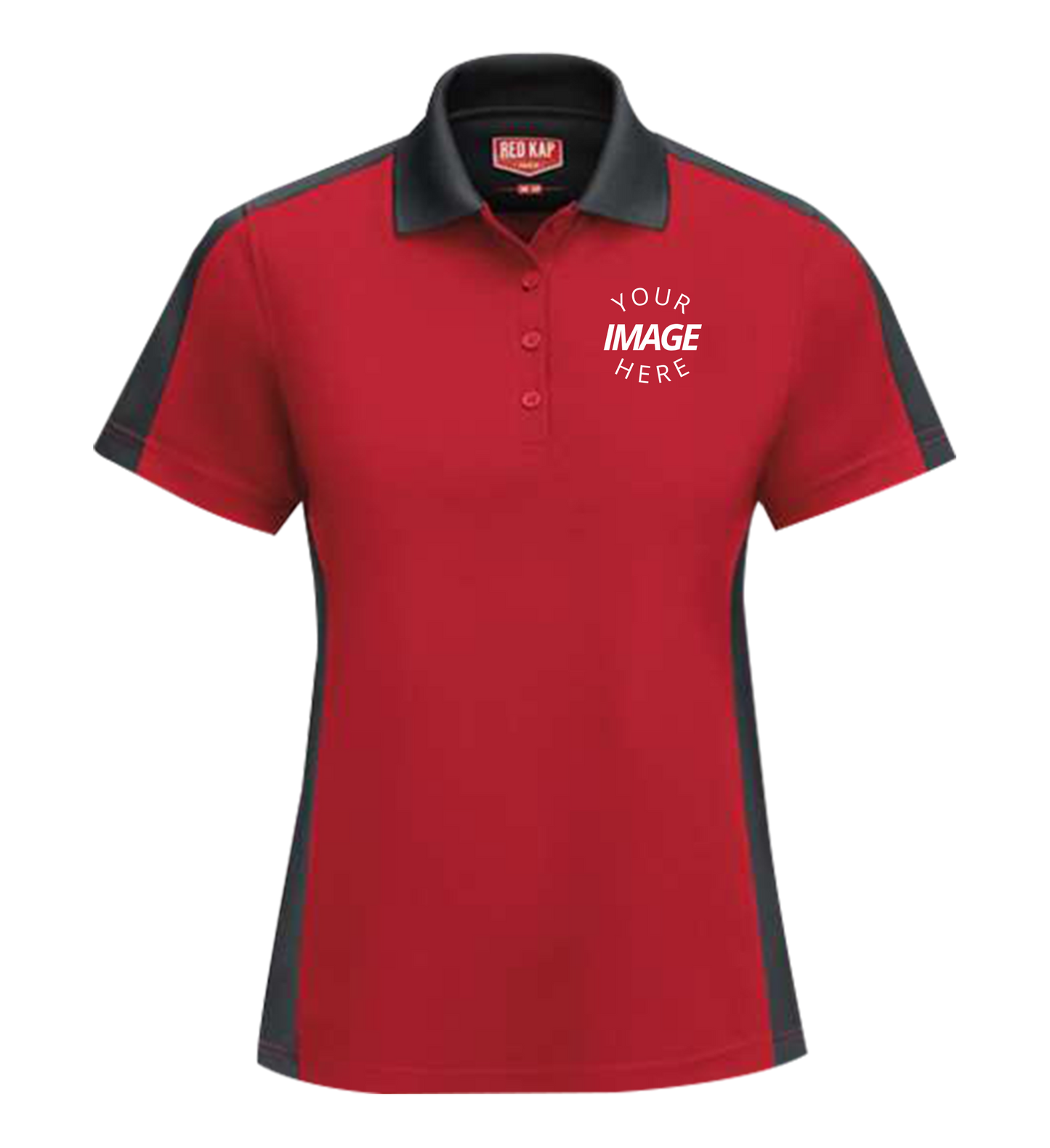 Women'S Short Sleeve Performance Knit Two-Tone Polo