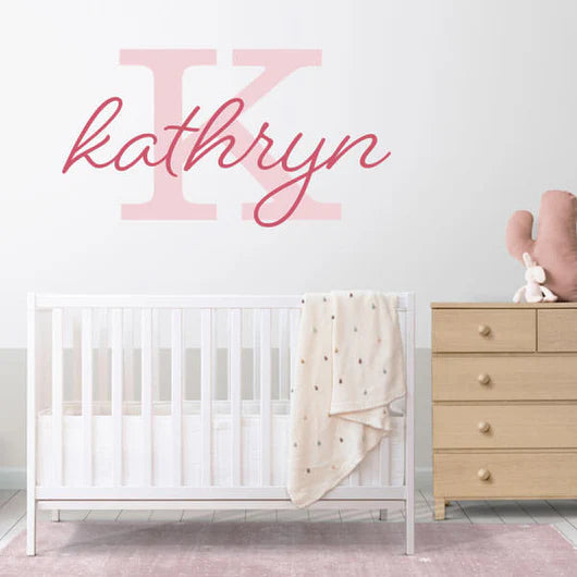 Custom Vinyl Nursery Wall Decal 72" Wide